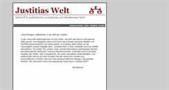 Desktop Screenshot of justitiaswelt.com