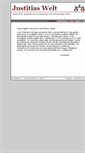 Mobile Screenshot of justitiaswelt.com