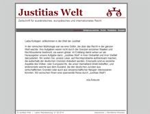 Tablet Screenshot of justitiaswelt.com